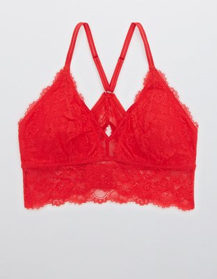 Aerie Nostalgic Lace Padded Racerback Bralette