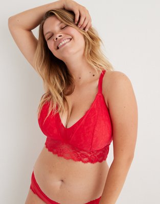 Aerie Nostalgic Lace Padded Racerback Bralette