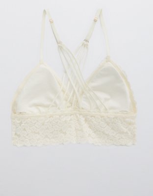 Aerie Animal Lace Padded Strappy Bralette