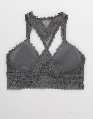 Aerie Festive Lace Padded Racerback Bralette