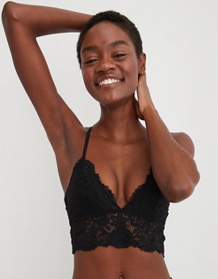Aerie Bluegrass Lace Padded Racerback Bralette