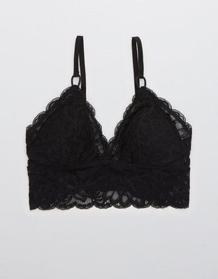 Aerie New Blooms Lace Padded Triangle Bralette