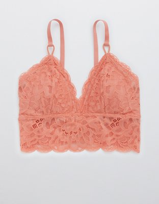 Aerie New Blooms Lace Padded Triangle Bralette