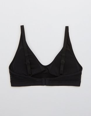 Aerie Striped Mesh Scoop Bralette