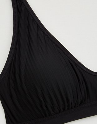 Aerie Striped Mesh Scoop Bralette