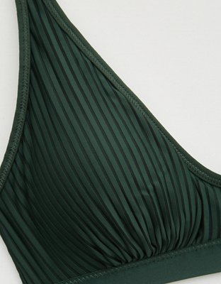 Aerie Striped Mesh Scoop Bralette