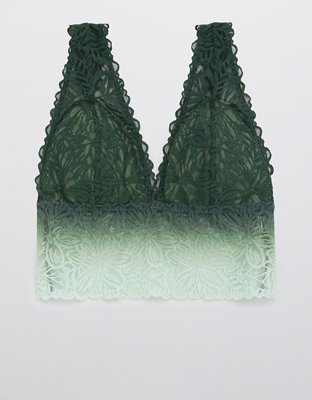 Ripzone, Intimates & Sleepwear, Dress Forum Green Lace Bralette Size  Medium