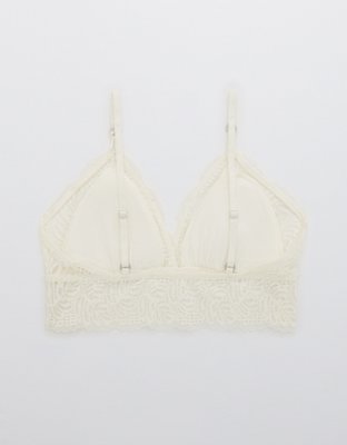Aerie Be Free Lace Padded Triangle Bralette