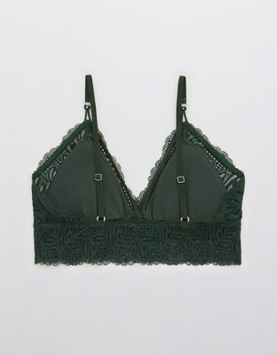Aerie Be Free Lace Padded Triangle Bralette