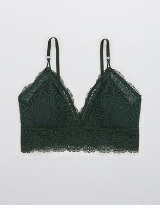 Aerie Be Free Lace Padded Triangle Bralette