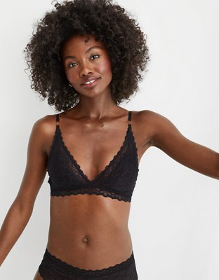 Aerie Free-To-Be Lace Padded Plunge Bralette