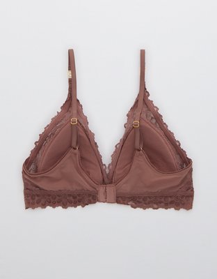 Aerie Free-To-Be Lace Padded Plunge Bralette