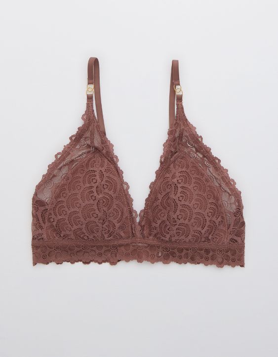 Aerie Free-To-Be Lace Padded Plunge Bralette
