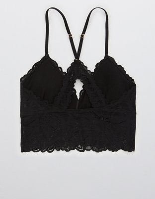 Aerie Holiday Best Lace Padded Racerback Bralette