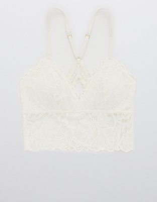 Aerie Holiday Best Lace Padded Racerback Bralette