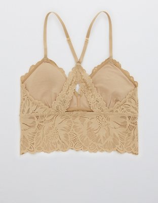 Aerie Holiday Best Lace Padded Racerback Bralette