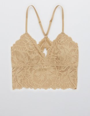 Aerie Holiday Best Lace Padded Racerback Bralette