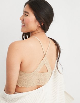Aerie Holiday Best Lace Padded Racerback Bralette