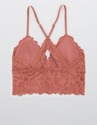 Aerie Holiday Best Lace Padded Racerback Bralette