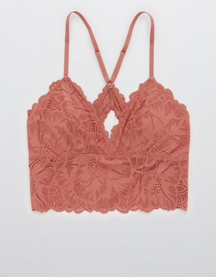 Aerie Holiday Best Lace Padded Racerback Bralette