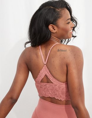 Aerie Holiday Best Lace Padded Racerback Bralette