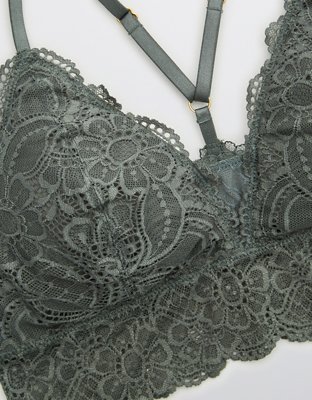 Aerie Slumber Party Lace Padded Racerback Bralette