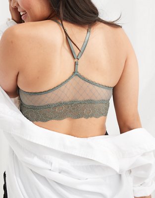 Aerie Slumber Party Lace Padded Racerback Bralette