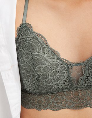 Aerie Slumber Party Lace Padded Racerback Bralette