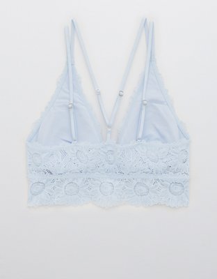 Aerie ANYTIME® Sunflower Lace Padded Plunge Bralette