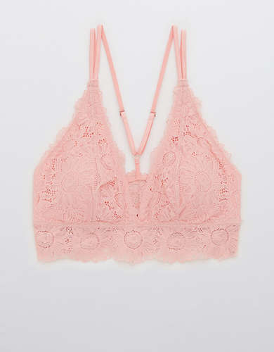 Aerie Sunflower Lace Padded Plunge Bralette