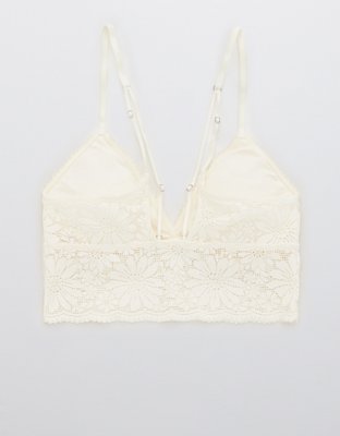 Aerie Lace Padded Longline Bralette