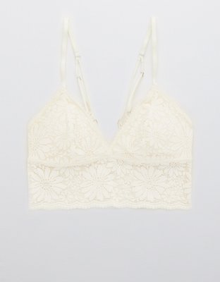 Aerie Lace Padded Longline Bralette
