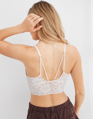 Aerie Lace Padded Longline Bralette