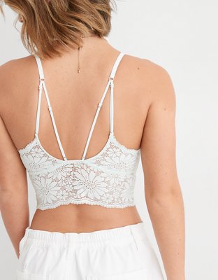 Aerie Lace Padded Longline Bralette