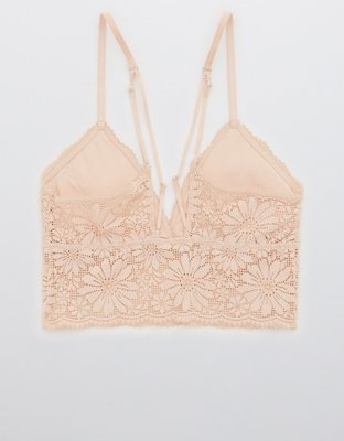 Aerie Lace Padded Longline Bralette