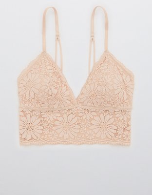 Aerie Lace Padded Longline Bralette
