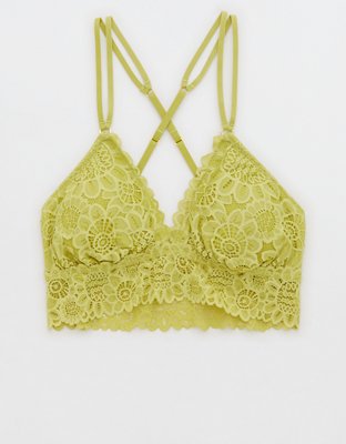 Aerie Seaside Lace Padded Triangle Bralette