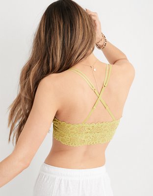 Aerie Seaside Lace Padded Triangle Bralette