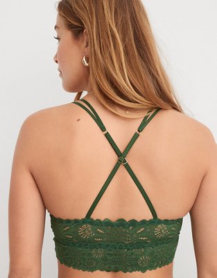 Aerie Seaside Lace Padded Triangle Bralette