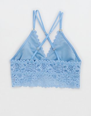 Aerie Seaside Lace Padded Triangle Bralette