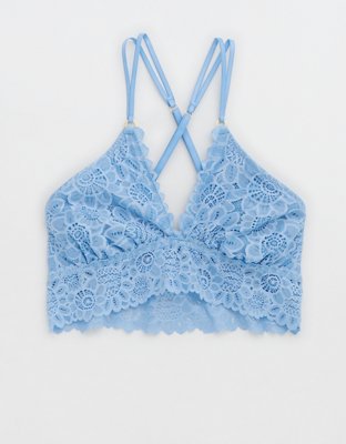 Aerie Seaside Lace Padded Triangle Bralette
