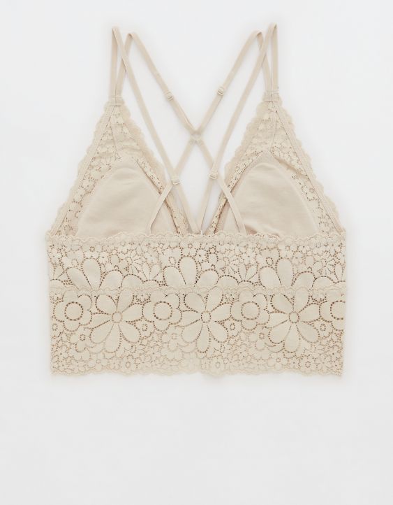 Aerie Candy Lace Padded Bralette