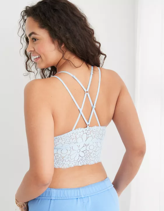 Aerie Candy Lace Padded Bralette