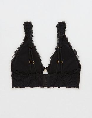 Aerie Lace Padded Plunge Bralette