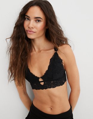 Aerie Lace Padded Plunge Bralette