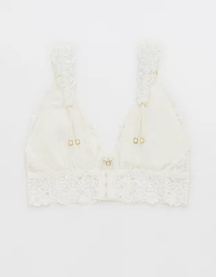 Aerie Lace Padded Plunge Bralette