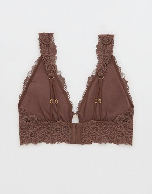 Aerie Lace Padded Plunge Bralette