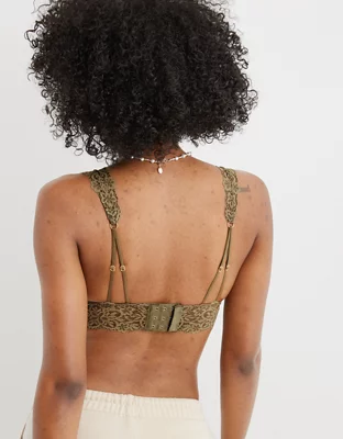 Aerie Lace Padded Plunge Bralette