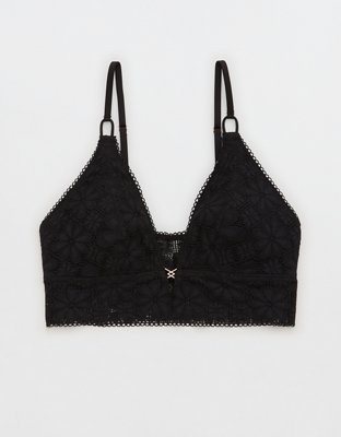 Aerie Lace Padded Longline Bralette