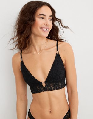 Aerie Lace Padded Longline Bralette
